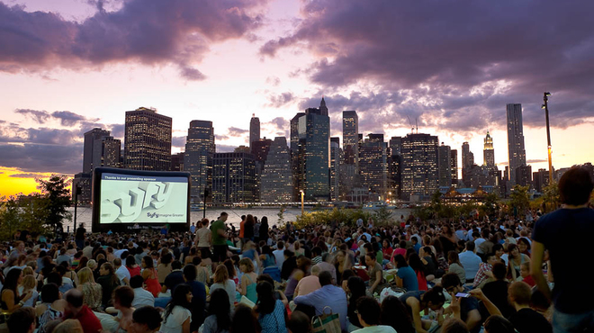 NYC outdoor movie screening free events