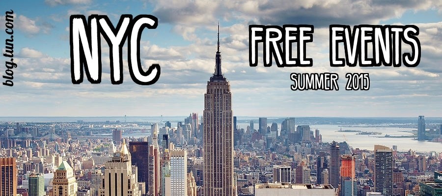 NYC Free Events Summer 2015